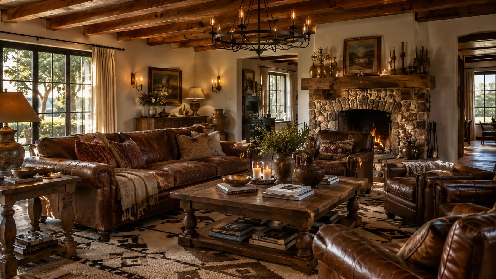 Argentine Estancia Style Warm Luxury Interior Decor 51 characters